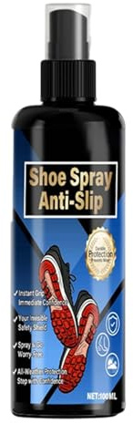 Generisk basketsko halkfri spray, 100 ml förstärkare för skohandtag | förstärkare för skosulor | Lämplig för sneakers basket, golf, fotboll, tennis, volleyboll, baseboll, camping och