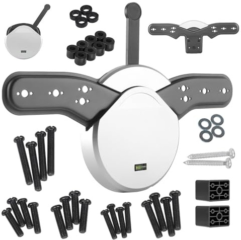 Maclean MC-877 Supporto da parete a LED LCD QLED OLED per TV da 23 a 55 Super Slim fino a 40 kg Supporto TV automatico max VESA 400x400