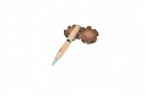 Holzkugelschreiber - Zirbe - Zirbenholz - Holz Kugelschreiber - Drehkugelschreiber aus Holz - Zirbenkuli - Handarbeit twist Pen Geschenk Geschenkidee Unikat handmade