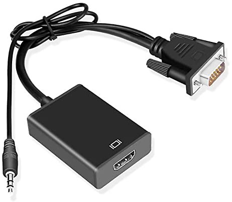 VGA macho a HDMI hembra 1080P Salida HDTV Audio Video Cable Convertidor Adaptador - 1pc