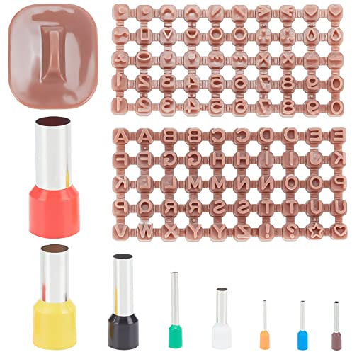 WEBEEDY Juego de sellos de letras de arcilla para arcilla con doble alfabeto pequeño, cortadores redondos de arcilla para sellos de alfabeto de arcilla para galletas, fondant