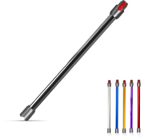 Tubo de Extensión Compatible para Dyson V11 V10 V15 V8 V7,Accesorio de Tubo Liberación Rápida Varilla Repuesto,73CM（Negro）, No Para V12/V10 Slim.
