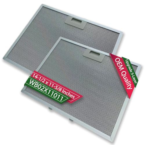 wb02x11011 Part Number Grease Filter Compatible with GE Range Hood(OEM Replacement)