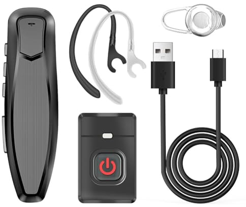 Iegefirm Talkie Walkie Casque Bluetooth sans fil PTT écouteurs mains libres connecteur K pour casque micro -888S K5