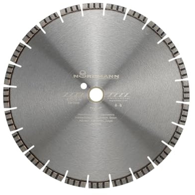 NORDMANN DIAMANTTECHNIK Diamant Trennscheibe Laser Turbo 230 x 22,23 mm, Diamantscheibe für Beton, Stahlbeton, Granit, Klinker, Terrazzo und Ziegel