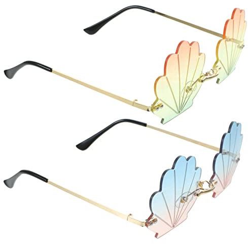 SAFIGLE Sonnenbrille Abschlussball Brille Partybrille Modebrillen Für Damen Farbige Brille Getönte Brillen Für Die Party Gastgeschenke Jazzschuhe Damen Farbige Gläser Modische Brille Stk