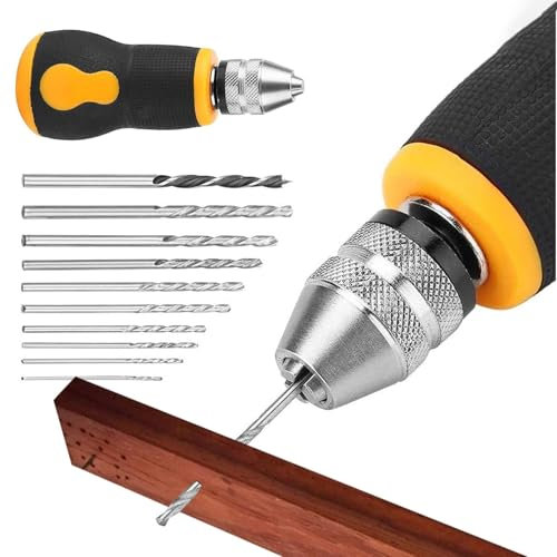Perceuse manuelle de précision | Petite perceuse manuelle, petite perceuse manuelle, outil rotatif multifonctionnel pour miniature, polissage, gravure