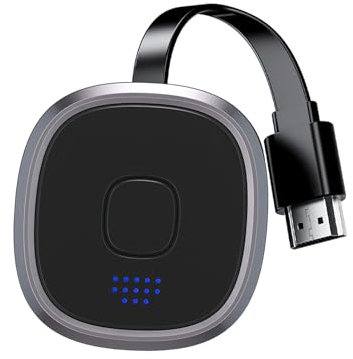 OBEST Wireless WiFi Display Dongle 4K,Adattatore Display HDMI,Dispositivo su Schermo WiFi HD 2.4G, Ricevitore di Streaming Video per Android/iOS/Windows/Mac/TV/Monitor/Proiettore 5G