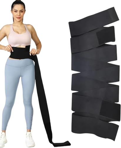 Midjetränare för kvinnor, midjetrimmer för kvinnor | Postpartum Belly Wrap för magkontroll,Bandage trimmer mage body shaper cincher för träning gym sport