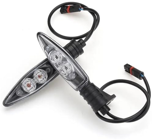 SHYYBD Luces Direccionales Intermitentes para Motocicleta para B&MW C650 Sport, C600GT, F700 GS, F800 R, F800 GS, HP4. Señales Luces