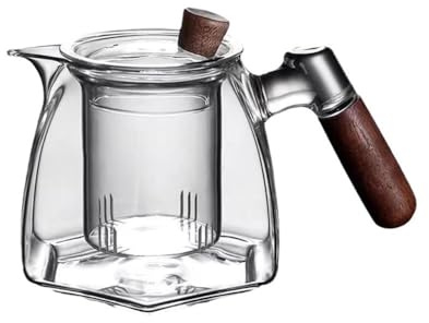 Tetera, Tetera de vidrio resistente al calor y engrosada for cocinas eléctricas de cerámica y hervidores domésticos. Tetera