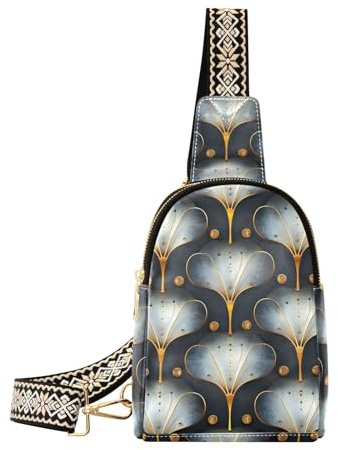 trendy nero e bianco cipresso modello oro fanny pack borsa leggera fanny pack borsa per pannolini per escursioni