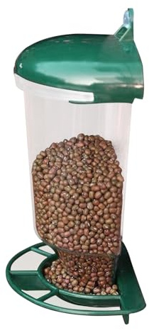 Sucritude pequeño para pájaros | Recipiente y dispensador de Comida para jardín con,Estación de alimentación - para Ventana, balcón, terraza, jardín, Patio Trasero y césped