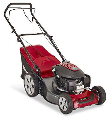 Mountfield Lawnmower SP46 Elite, 46 cm – Self-Propelled, 60 l Collection Bag, Mulching Plug Included – Perfect for Medium-Sized Gardens