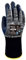 Wonder Grip WG-333 Rock & Stone - Arbeitshandschuh mit doppelter Latexbeschichtung, Schnittsicher, Kälteschutz, Hitzeschutzhandschuhe für sicheres Greifen, gr L / 9, Grau & Schwarz