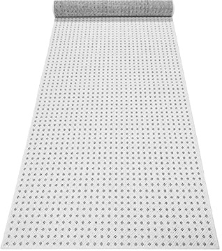 Wecon Home Monroe gewebter Outdoor-Teppich, 160 x 225 cm, weiß | Indoor & Outdoor Kurzflor Teppich, Läufer für Terrasse, Balkon, Küche, Wohnzimmer