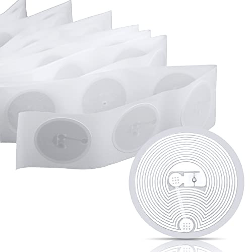 50 Stück NFC Tag Aufkleber, Runde NFC-Karten NFC-Tag NTAG215 Programmierbar 504 Bytes Speicher NTAG215 Tags Kompatibel mit Allen NFC-Fähigen Telefonen und Geräten (25mm Durchmesser)