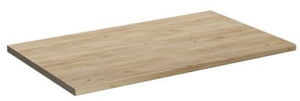 Vicco Plan de Travail Cuisine R-Line, Chêne de Force doré, 100cm, adapté au Montage sur des Meubles Bas et des Plans de Travail