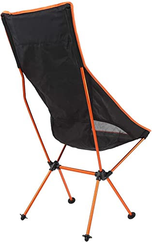 GaRcan Einfach zu montierender Klappstuhl, tragbar, leicht, Outdoor-Stuhl, gepolstert, Mond, rund, Liegestuhl, Angelstuhl für Sport, Rucksackreisen, tragbar