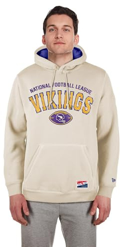 Minnesota Vikings unisex Nfl 3:e ner pullover med huva klassisk sten officiell lagfärg tröja med huva