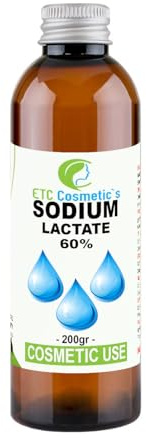 Natriumlactat 60% (Sodium lactate 60%) - 200 gr - Verwendung Bei Stückseifen hilft es, einen härteren Riegel herzustellen