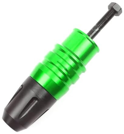 DKPMWD Sturzpads Motorrad Für Kawasaki Für Z650 Für Z800 Für Z750 Für Z900 Für Z900RS Für Z1000 Motorrad CNC Rahmen Crash Pads Auspuff Sliders Crash Protector Motorrad Rahmen(Green-1 Pcs)