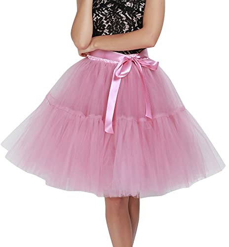 Glitzernder Lametta-Rock für Damen, 2025-Stil, modisch, einfarbig, elastische Taille, dehnbarer Rock, handgefertigter Rock, Performance-Rock, lange Röcke für Damen, hohe Taille, hot pink,