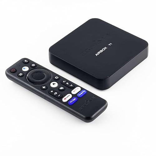 4K UHD HEVC H.265 Streaming Box ZGEMMA AIRBOX Y1 Android TV Box with Boothtooth