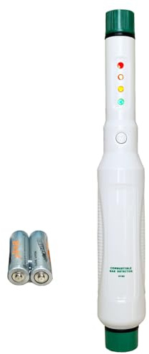 Vanlison Gas Leak Detector, Portable Natural Gas & Propane Sniffer Tester with Audible/Visual Alarm - Battery-Operated Combustible Leak Sources Detection for Home, RV Safety