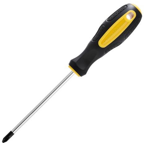 FOCMKEAS Ph2 x 4 Inch Phillips Screwdriver, Magnetic Tip