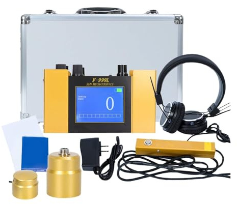 SHAHRYAR Detector Profesional De Fugas De Agua Subterránea,4 Ajustes De Frecuencia,Pantalla Digital,Incluye Sensor Y Asa,Incluye Auriculares,para Detección De Fugas En Tuberías