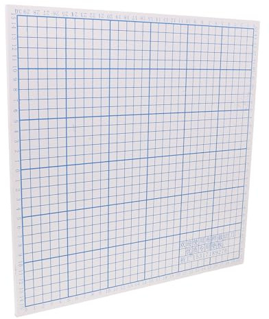 HOMSFOU Almohadilla de Corte para Máquina de Tela 30 CM Tapete de Rejilla de Alta Dureza de PVC Resistente Repuesto Duradero para Trabajo de Costura y Acolchado Plataforma Estable
