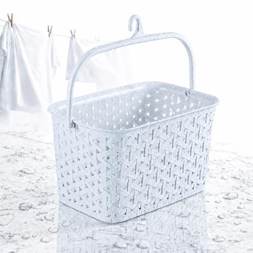 Kerafactum Grand panier à pinces à linge - Panier à pinces à suspendre - Polar