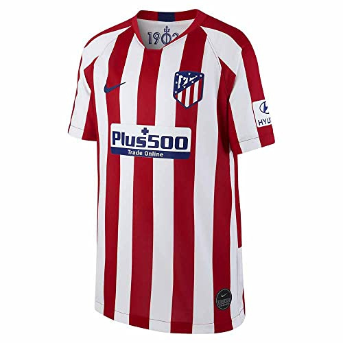 Nike unisex barn fotboll t-shirt Atm Y Nk Brt Stad Jsy Ss Hm Sport Red/White/Deep Royal Blue Large