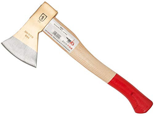 Küchenbeil Beil Axt Outdoor Einhand 600g mit Stiel Holzstiel Esche 40 cm leicht von SHW-FIRE