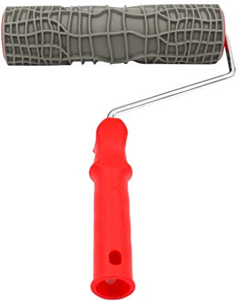Tubayia Gummi Farbroller Musterwalze Effektwalze Strukturrolle für DIY Wanddekoration