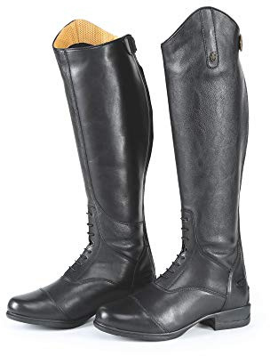 Shires Moretta Gianna Adults Leather Riding Boots - Black Adults 10 Slim