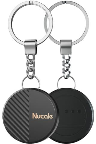 Nutale Mate 1Pcs Localisateur D'objets de Clé Portefeuilles Key Finder Téléphone Chercheur Trouve-clés Porte Clés Localisateur et Traqueur Sonore pour Retrouver Clés - Compartiment à Piles Dndépendant