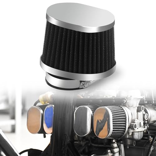 DKMOTORK 52mm 53mm 54mm Motorcycle Pod Air Filter For Honda CB750 900 1000 1100 VT750C Yamaha XS650 850 1100 XJR1200 Kawasaki Ninja500 KZ750