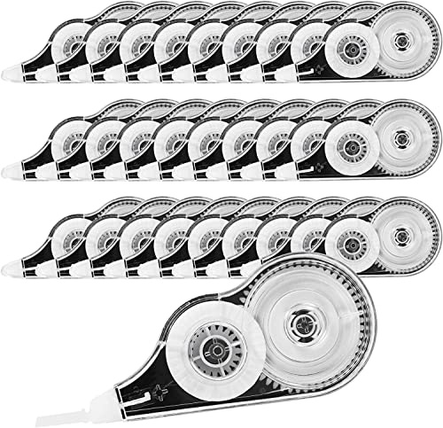 Yafe Correction Tape Pack of 36, 12m X 5mm Each Pocket Mouse Pocket Correction Tape Roll Writing Tape for Note Taking Students Office Supplies(Total 432m)