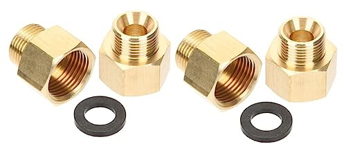 Happyyami 4stücke Adapter Fitting Innen Zu Außen Verlängerter Übergang Für Garten Schwimmbad Und Sanitärsysteme Kompakt Leicht Langlebig