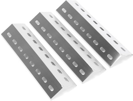 GFTIME 37 cm in acciaio inox universale copertura bruciatore piastra di ricambio per barbecue Siesta/Vanilla/Brahma, Charbroil, Proficook, Tarrington House, accessorio per barbecue a gas in acciaio