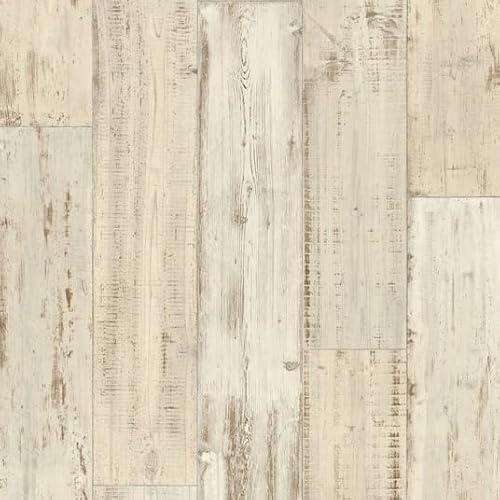 Sol Vinyle - Imitation parquet Bois Peint Vieilli - Rouleau de 2m x 2m