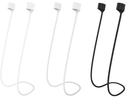 Lot de 3 bracelets de maintien pour AirPods en silicone souple - Compatible avec AirPods 1, 2, 3 Pro, 1, 2, 2, 1, 2, - Cordon anti-perte pour le sport, le jogging, les voyages, accessoires AirPods