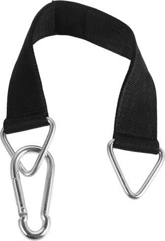 Happyyami Horizontaler Stangengurthaken Kinderhaken Kinderhängematte Sandsack Robuste Haken Schaukelsitz Aufhängegurt Fitnessgeräte Aufhängegurt Hängemattenaufhängung