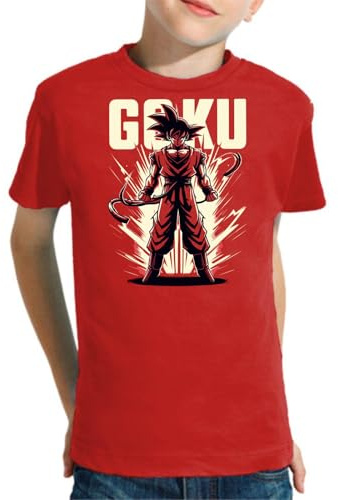 the Fan Tee Camiseta Infantil de Niño Niña Dibujos Animados Dragon Bola Ball Anime Manga 650 7 años