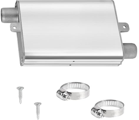 Auspuff Schalldämpfer 24mm Schalldämpfer Parkheizung Schalldämpfer Set | Schalldämpfer für Notstromaggregat,für Eberspacher Webasto Diesel Luft Standheizung