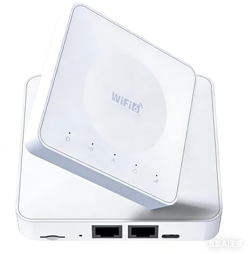 4G Mobiler WLAN Router, Mobiler 4G Router mit WiFi 6 LTE 300 Mbps | Tragbarer Router mit SIM-Slot,Typ-C, 2X LAN Ports, Plug & Play, Mobile Reise-Router, Mini Router Unterstützt bis zu 32 Geräte