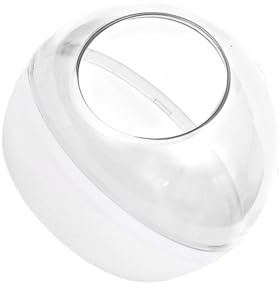 Guangcailun Toilettes de Bain de Sable pour Hamster, récipient Bain Sable Transparent pour Souris, écureuils, furets, Transparent, 15.5 x 12 cm