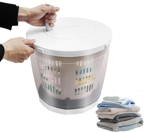 Tragbare Mini-waschmaschine, 2-in-1-manuelle, Nicht Elektrische Waschmaschine, Mit Dörrkorb, Kein Strom Erforderlich, Für Camping, Wohnungen, Schlafsäle